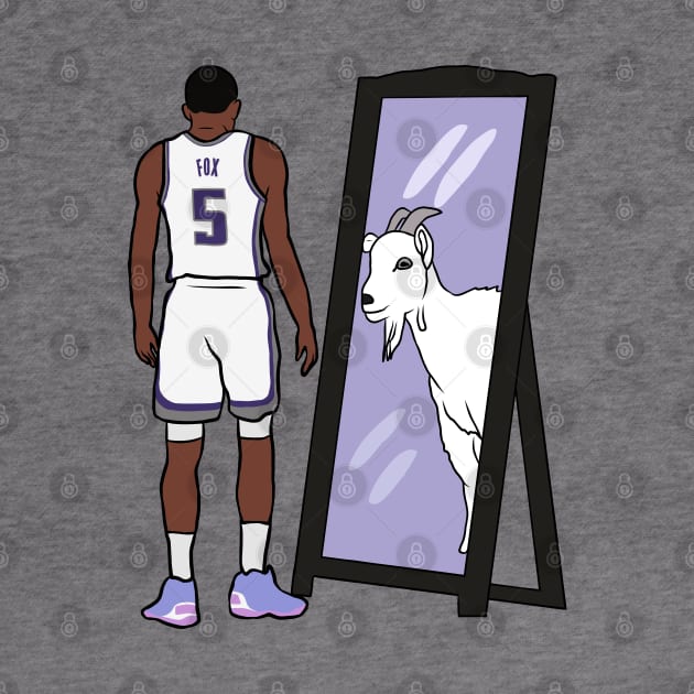 De'Aaron Fox Mirror GOAT by rattraptees